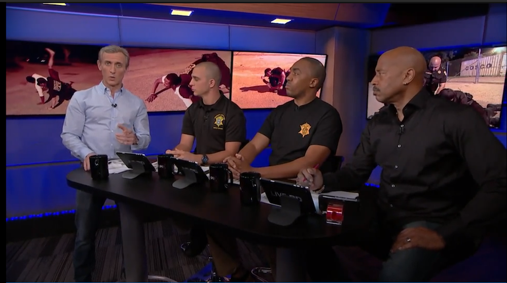 Live PD Mastrianni Lawrence on set